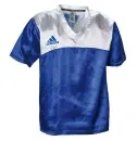 adidas Kickbox Shirt 100S bleu | |blanc devant