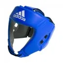 adidas hoofdbescherming AIBA leer blauw