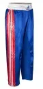 adidas Kickboksbroek lang 300T blauw|rood|wit