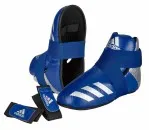 adidas Pro Kickboxing Foot Protection 300 blå|sølv