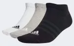 adidas sokken 3 paar LOW zwart grijs wit