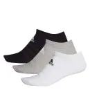Lot de 3 paires de chaussettes de sport adidas blanches/grises/noires