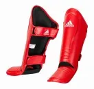 adidas Super-Pro Kickboks Scheenbeschermer rood/wit