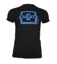 adidas T-shirt MATS Karate sort/blå WKF