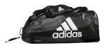 adidas sportstaske - sportsrygsæk sort/hvid i imiteret læder