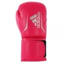 adidas Speed 50 roze/zilveren bokshandschoenen