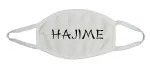 Mouth and nose mask cotton beige Hajime