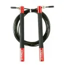 fast skipping rope black/red made of aluminium | Speedrope Jumprope