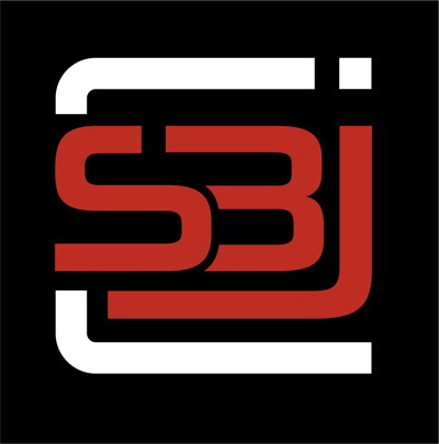 SBJ Logo zweifarbig - schwarzer hintergrund